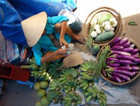 Gemüseverkauf in Vietnam