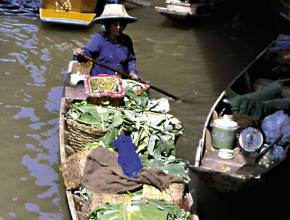 Flusskreuzfahrten auf dem Mekong: Schwimmende Märkte
