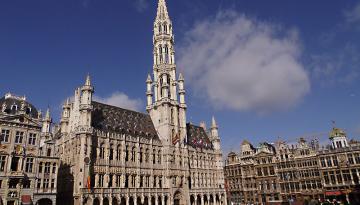 Grote Markt in Brüssel mit dem Rathaus